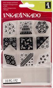 img 1 attached to Inkadinkado Christmas Inchie Stamps 5 125 Inch