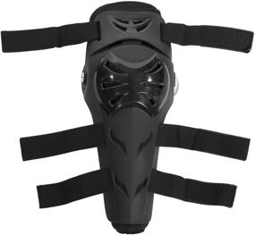 img 2 attached to Qiilu Motorcycle Body Armor Set for Adults: 4 Piece Black Elbow and Knee Pads with Shin Guards for Motocross and Cycling Protection