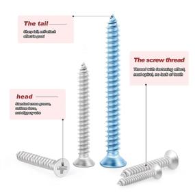 img 1 attached to QCQIANG Drywall Combination Plastic Self Tapping