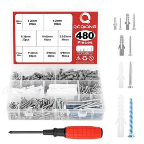 img 4 attached to QCQIANG Drywall Combination Plastic Self Tapping
