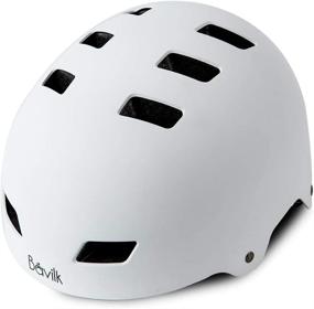 img 1 attached to 🛹 Bavilk Skateboard Bike Helmets: CPSC Certified Multi-Sports Safety Gear for Kids, Youth, and Adults - Adjustable Sizes for Scooter, Inline Skating, and Roller Skating