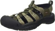 keen mens newport sandal black men's shoes logo