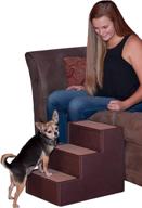 🐾 pet gear easy step iii pet stairs in chocolate - 3 step design (pg9630ch) logo
