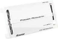 🔊 power acoustik msa4-1300d razor series marine-grade 4-channel class d amp - unleash 1,300 watts of maximum power! logo