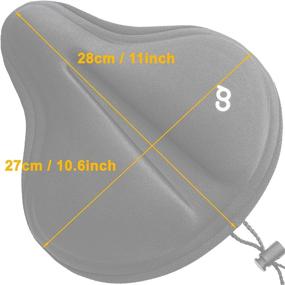 img 3 attached to CyclingDeal Premium Cushion Padded Comfort Sports & Fitness