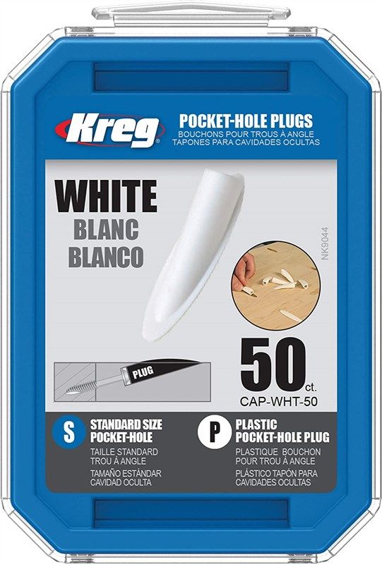cap wht 50 white plastic plugs 50 count 로고