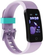 👧 proyoo waterproof fitness tracker watch for kids girls boys teens - pedometer, calories counter, heart rate monitor, sleep tracker, alarm clock - perfect gift for kids logo