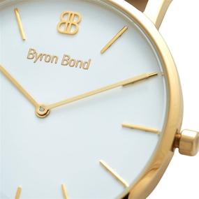 img 3 attached to ⌚ Byron Bond Mark 1 - Изысканные наручные часы 38 мм для стильных женщин и мужчин