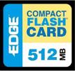 512mb premium compact flash pe179502 logo