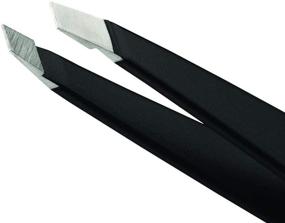 img 2 attached to 🔲 Tweezerman Slant-Tip Tweezer (Black)