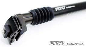 img 2 attached to 🚲 Fito 27.2 x 350mm Suspension Seatpost with Clamp for Smooth Bike Ride - Black