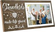 sentimental grandparents picture frame: cherished gifts from grandkids for grandma and grandpa, a heartwarming table or wall decoration логотип