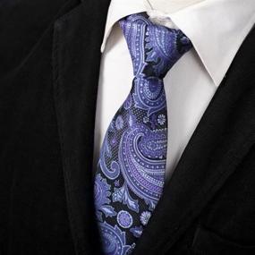 img 3 attached to Elegant Paisley Microfiber Romances: Shop Epoint Boys' Accessories and Neckties, EAAB0124