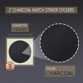 img 3 attached to Circle Match Striker Stickers Available Household Supplies in Lighters & Matches