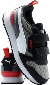 img 4 attached to PUMA Unisex Black Toddler Boys' Sneakers - Shoes for Active Kids