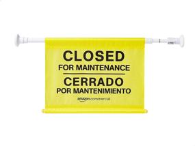 img 4 attached to Enhance Workplace Safety with AmazonCommercial Site Safety Hanging Sign