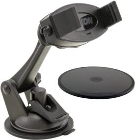 img 1 attached to Держатель телефона для автомобиля Arkon: надежно держит iPhone X/8/7/6S Plus, Galaxy S8/S7/Note 8/7 - Розничная версия, черный