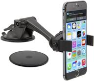 держатель телефона для автомобиля arkon: надежно держит iphone x/8/7/6s plus, galaxy s8/s7/note 8/7 - розничная версия, черный логотип
