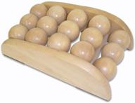 soothera wooden ball foot massager: relieve aches and pains with precision logo