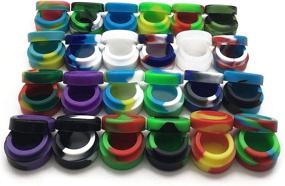 img 1 attached to 🍯 10-Pack Vitakiwi 5ML Wax Silicone Concentrate Containers - Non-stick Oil Jars