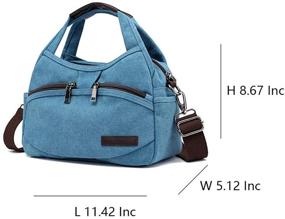img 1 attached to 👜 Stylish Anti-Theft Handbag Satchel: The Ultimate Combination of Security and Fashion for Women