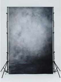 img 3 attached to 📸 UrcTepics 5x7ft Pro Microfiber Gray Painted Canvas Photo Backgrounds: Perfect for Abstract Gray Photography, Senior Portraits, and Yearbook Studio Props
