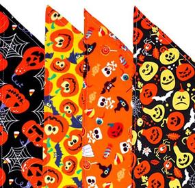 img 2 attached to Pieces Dog Halloween Bandana Bibs