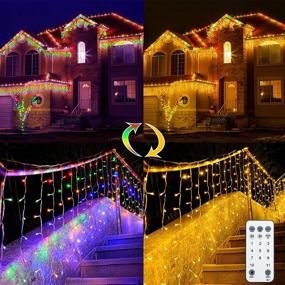 img 4 attached to Christmas Lighting Waterproof Decorations Multicolor