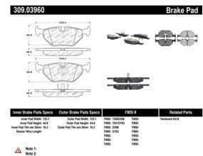 img 2 attached to Улучшите свои тормозные характеристики с помощью колодок StopTech 309.03960 Sport, шимов и комплектующих