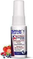 maximize muscle growth and energy endurance with spray for life nitric oxide blend supplements – 30 days supply logo