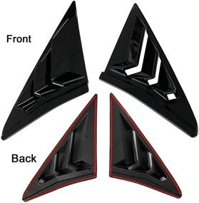 img 2 attached to Bright Louvers Exterior Compatible Hatchback