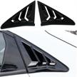 bright louvers exterior compatible hatchback logo
