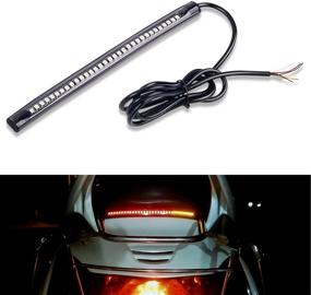 img 4 attached to 🏍️ Nilight 32 LED 8’’ Flexible License Plate Light Strip Tail Brake Stop Turn Signal Light Universal - Perfect for Harley Motorcycle Bike ATV Car SUV, 2 Years Warranty