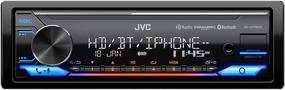 img 4 attached to 🚗 JVC KD-X470BHS Блютуз автомобильный магнитола: HD АМ/ФМ радио, поддержка Алексы, USB-порт, МР3 плеер, съёмная передняя панель - один DIN