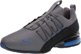 img 4 attached to Black Yellow Alert Men's Fashion Sneakers: PUMA Axelion Sneaker - Style and Comfort