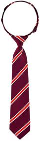 img 2 attached to 👔 Retreez Striped Microfiber Pre-tied Boy's Tie in British Bar Design