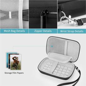 img 2 attached to Black Protective Travel Carry Case for Kodak Step/PRINTOMATIC/Mini 2 HD/Smile Camera by Yinke