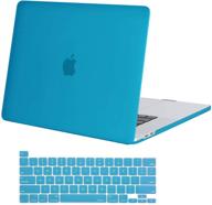 💻 mosiso macbook pro 16 inch case 2020 2019 release a2141: ultra slim aqua blue hard shell case with keyboard cover - buy now! logo