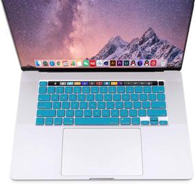 img 1 attached to 💻 MOSISO MacBook Pro 16 inch Case 2020 2019 Release A2141: Ultra Slim Aqua Blue Hard Shell Case with Keyboard Cover - Buy Now!