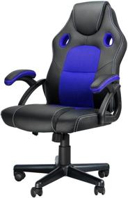 img 4 attached to Ninecer High Back Ergonomic Office Chair for Adults - 330 lbs Weight Capacity, Comfortable Home Office Desk Chair for Teens, Affordable Computer Gaming Chair with Lumbar Support - Blue