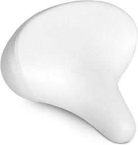 img 4 attached to 🚲 Bikeroo Extra Wide Cruiser Bike Seat with Suspension - Comfortable Replacement Bicycle Saddle for Women and Men - Great for Optimal Softness