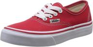 👟 top-rated vans kids authentic skate shoe: stylish and durable footwear for young skaters logo