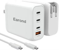 earond 120w usb c gan charger - macbook pro charger, iphone 12/11, ipad pro, switch, galaxy charger logo