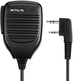 img 3 attached to 🎙️ Retevis Shoulder Speaker Mic 2 Pin Two Way Radio Microphone Compatible with Baofeng UV-5R UV-82 888S Retevis H-777 RT21 RT22 RT27 Arcshell AR-5 2 Way Radio - Enhanced SEO