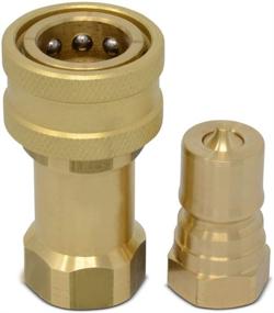 img 2 attached to 7241 B Stainless Disconnect Hydraulic Coupler Hydraulics, Pneumatics & Plumbing for Hydraulic Equipment
