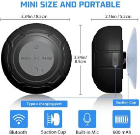 img 1 attached to Водонепроницаемая Bluetooth-колонка-громкоговоритель Annlend