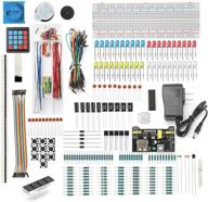 🔌 deyue 398 electronic starter fun kit bundle - essential electronics components starter kit for arduino, raspberry pi, stm32 - power supply module, adaptor, jumper wire logo