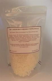 img 1 attached to Vegan Beeswax Pastilles Plant Based White 100 Natural 8 Oz