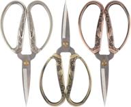 🧵 bamboomn brand - 6.75" heirloom craft embroidery scissors with decorative cast handles and crane motif - s10 assortment: a perfect tool for detailed crafting projects logo