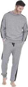 img 3 attached to 🧥 Cashmeren Cashmere Knitted Loungewear Heather Men’s Clothing: Ultimate Comfort and Style